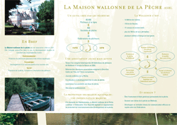 Plaquette de présentation de la Maison wallonne de la pêche asbl