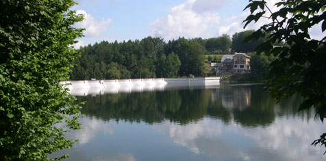 Photographie du lac de Butgenbach