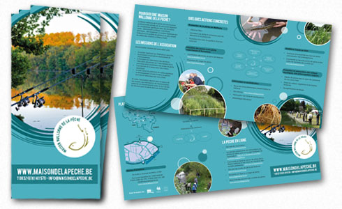 Brochure de présentation de la Maison wallonne de la pêche